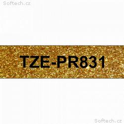 TZE-PR831 zlatá, černá (12mm)