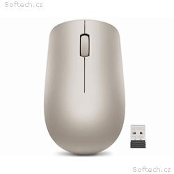 Lenovo 530, Cestovní, Optická, 1 200 DPI, Bezdráto