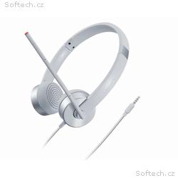 Lenovo 100, Stereo, Jack, Drát, Šedá