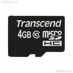 Transcend 4GB microSDHC (Class 10) paměťová karta 