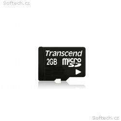 Transcend 2GB microSD paměťová karta (bez adaptéru