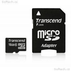 Transcend 16GB microSDHC (Class 10) paměťová karta