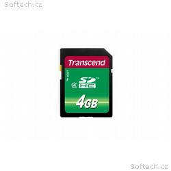 Transcend 4GB SDHC (Class 4) paměťová karta, modrá