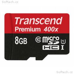 Transcend 8GB microSDHC UHS-I 400x Premium (Class 