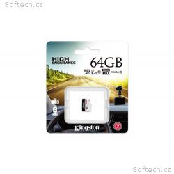 KINGSTON 64GB microSDHC Endurance 95R, 30W C10 A1 