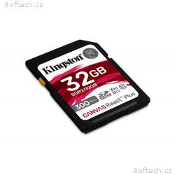 KINGSTON 32GB Canvas React Plus SDHC UHS-II 300R, 
