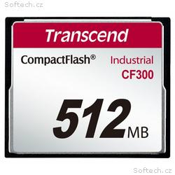 Transcend 512MB INDUSTRIAL CF300 CF CARD, high spe