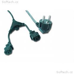GEMBIRD Power 220V - napájecí kabel k PC s rozdvoj