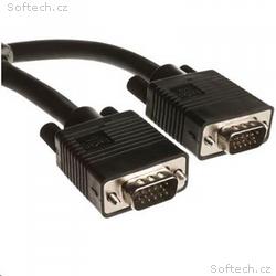 C-TECH Kabel VGA, M, M, stíněný, 1,8m