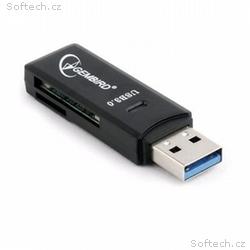 GEMBIRD Čtečka karet USB 3.0, mini design, UHB-CR3