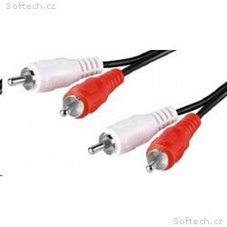 GEMBIRD Kabel CABLEXPERT přípojný 2xcinch, 2xcinch