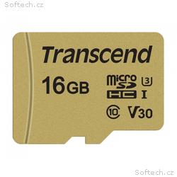 Transcend 16GB microSDHC 500S UHS-I U3 V30 (Class 