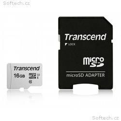 Transcend 16GB microSDHC 300S UHS-I U1 (Class 10) 