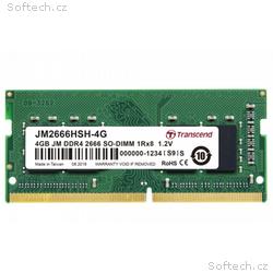 Transcend paměť 4GB (JetRam) SODIMM DDR4 2666 1Rx8