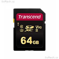 Transcend 64GB SDXC 700S (Class 10) UHS-II U3 V90 