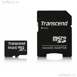 Transcend 64GB microSDXC (Class 10) paměťová karta