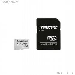 Transcend 512GB microSDXC 300S UHS-I U3 V30 A1 (Cl