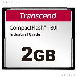 Transcend 2GB INDUSTRIAL TEMP CF180I CF CARD, (MLC