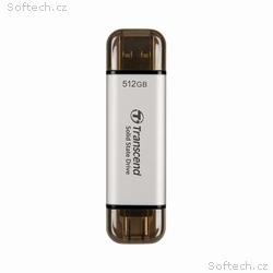 Transcend ESD310S 512GB, External SSD, USB 10Gbps,