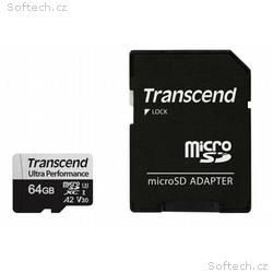 Transcend 64GB microSDXC 340S UHS-I U3 V30 A2 3D T