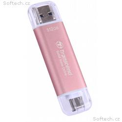 Transcend ESD310P 512GB, External SSD, USB 10Gbps,