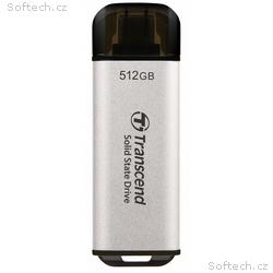 Transcend ESD300S 512GB, External SSD, USB 10Gbps,