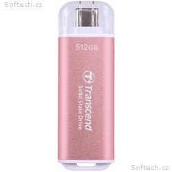 Transcend ESD300P 512GB, External SSD, USB 10Gbps,