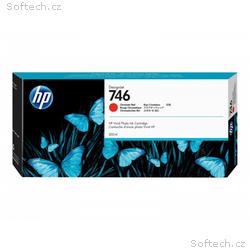 HP Ink Cartridge 746, Chromatic Red, 300 ml