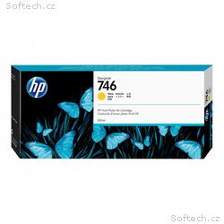 HP Ink Cartridge 746, Yellow, 300 ml