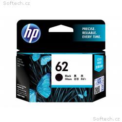 HP Ink Cartridge 62, Black, 200 stran