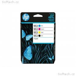 HP Ink Cartridge 953, Black, Tricolor, 1000, 700 s