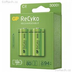 GP C ReCyko 3 000 mAh, nabíjecí, 2 ks PP