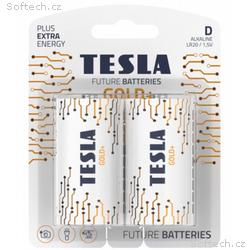 Tesla D GOLD+ alkalická, 2 ks, ND 