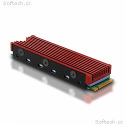 AXAGON CLR-M2, hliníkový pasívní chladič pro M.2 2