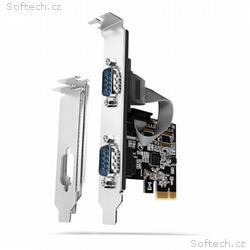 AXAGON PCEA-S2N, PCIe řadič - 2x sériový port (RS2