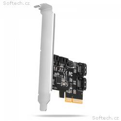 AXAGON PCES-SA4X4, PCIe řadič - 4x interní SATA 6G
