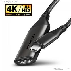 AXAGON RVC-HI2M, USB-C -> HDMI 2.1 redukce, kabel 