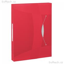 Esselte box na dokumenty VIVIDA, 40 mm, červená
