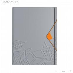 LEITZ Aktovka s přihrádkami UrbanChic, PP, A4, tma