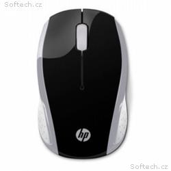 HP myš 200 bezdrátová stříbrná