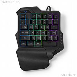 Nedis GKBDS110BK - Kabelová Herní Klávesnice | USB