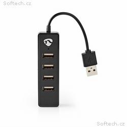 Nedis UHUBU2420BK - Počítačový Rozbočovač | USB-A 