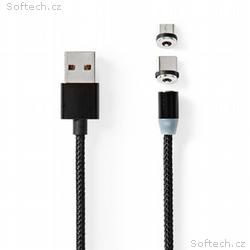 Nedis CCGB60630BK20 - USB 2.0 kabel | USB Micro-B 