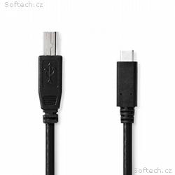 NEDIS kabel USB 2.0, zástrčka USB-C - zástrčka USB