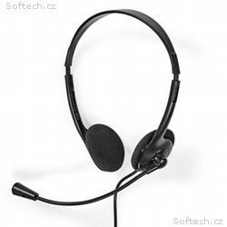 Nedis CHSTU110BK - PC sluchátka| Na Uši | Stereo |