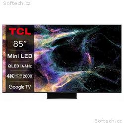 TCL 85C845 TV SMART Google TV QLED, 85", 4K UHD, 4