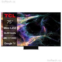 TCL 75C845 TV SMART Google TV QLED, 75", 4K UHD, 4