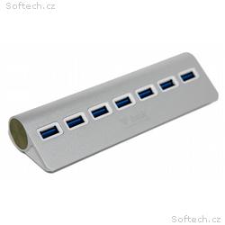 Beik sedmiportový USB 3.0 rozbočovač, hub - hliník