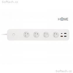 iGET HOME Power 4 USB - Smart WiFi prodlužovací př