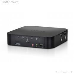 ATEN 4-Port USB 3.0 4K DisplayPort Dual Display KV